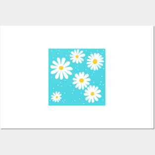 Blue Daisys Posters and Art